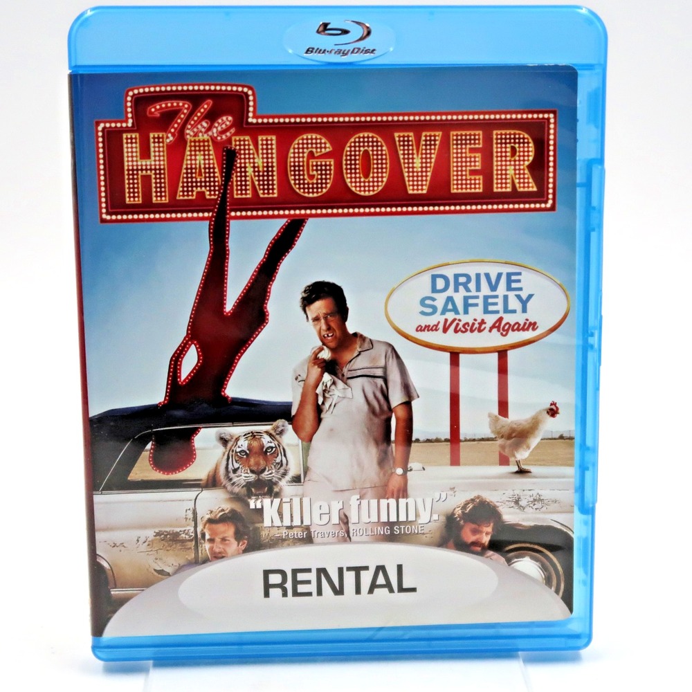 The Hangover Blu-ray 2009 Todd Phillips Bradley Cooper Comedy Movie Rental